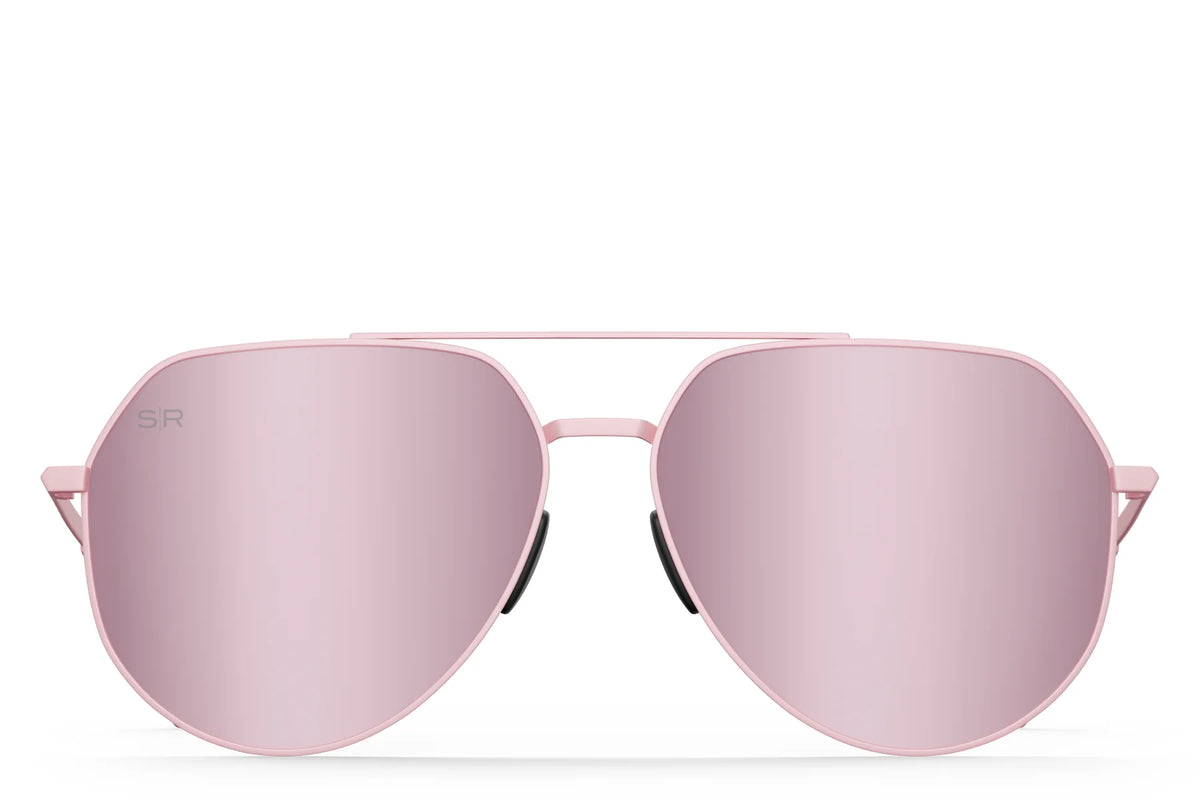 Tangle Free Aviator Hex - Rose Polarized